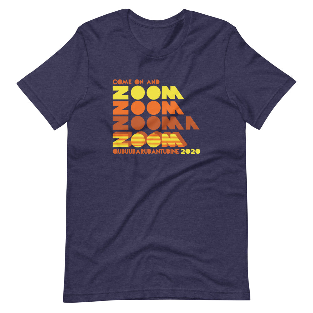 unisex tshirt with quarantine design based on the pbs show zoom