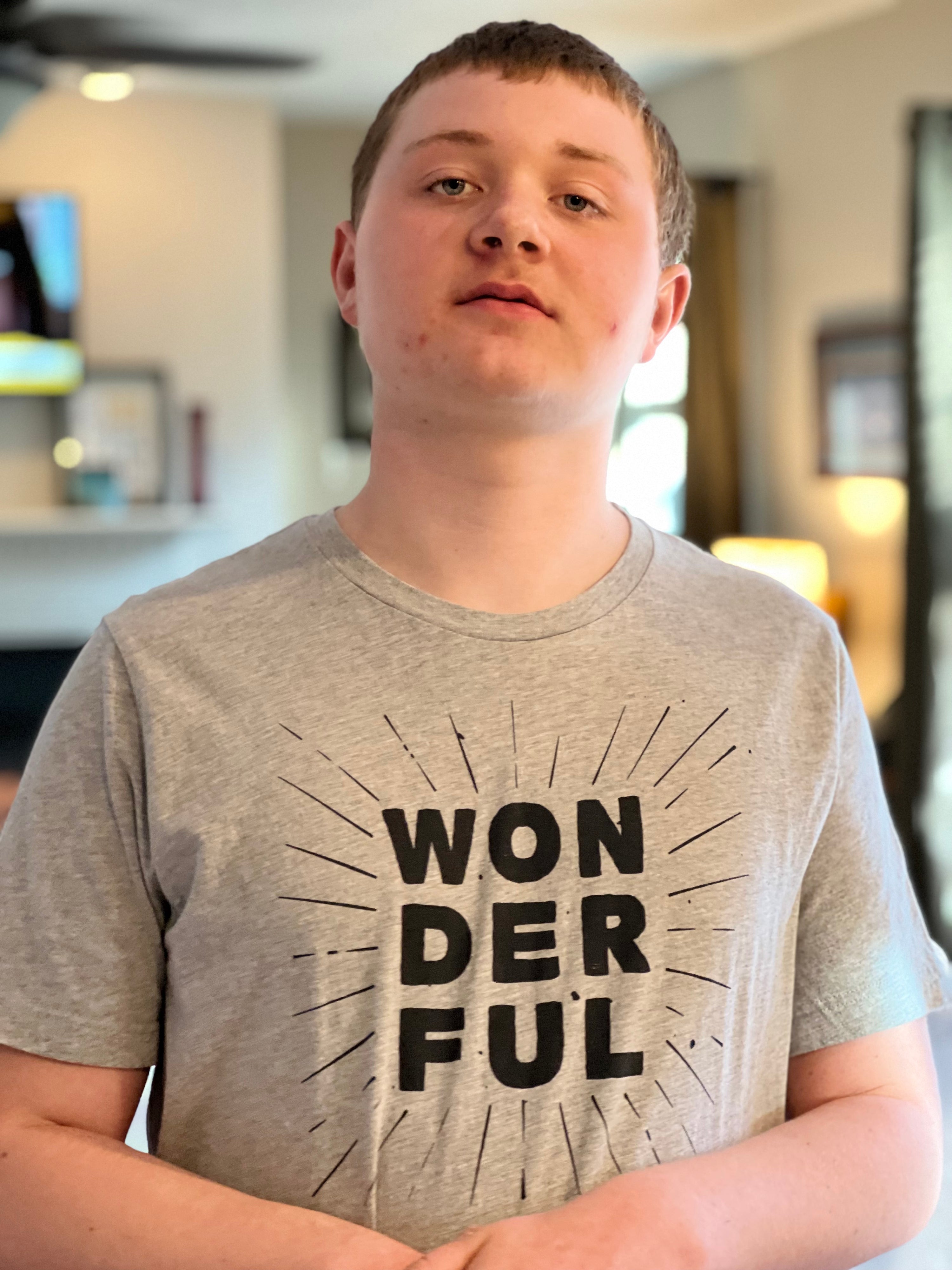 WONDERFUL! T-Shirt, Positive Message Unisex Tee